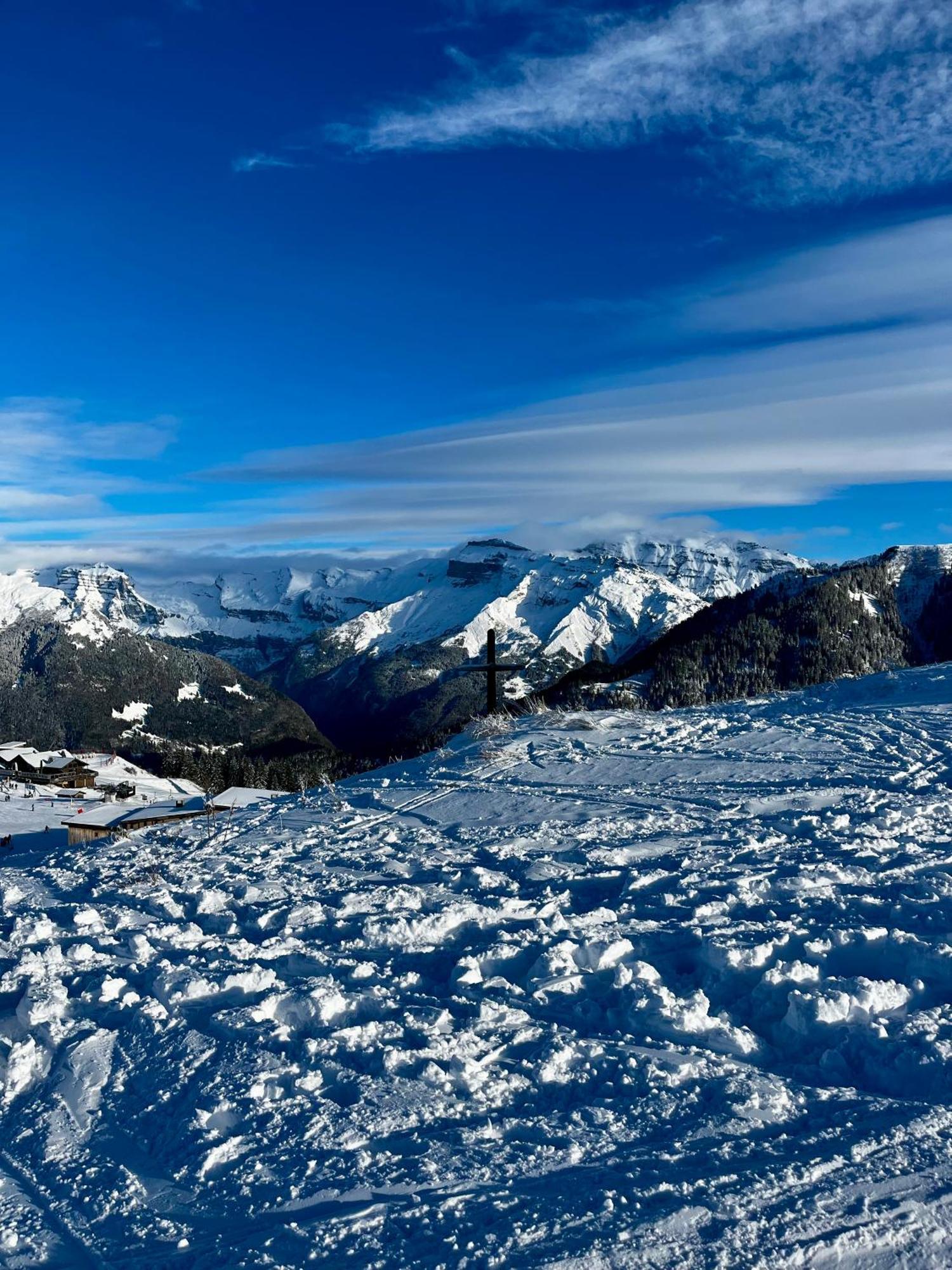 Plein Soleil Modern 3 Bedroom Apartment With Stunning Mountain Views Samoens Exterior photo